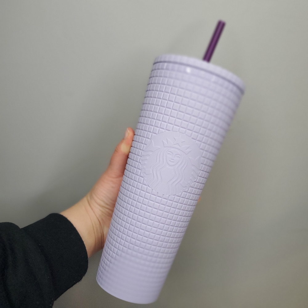 Starbucks Lilac Matte Grid Tumbler Valentine's Day - Picture 10 of 10
